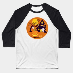 Happy Halloween Baseball T-Shirt